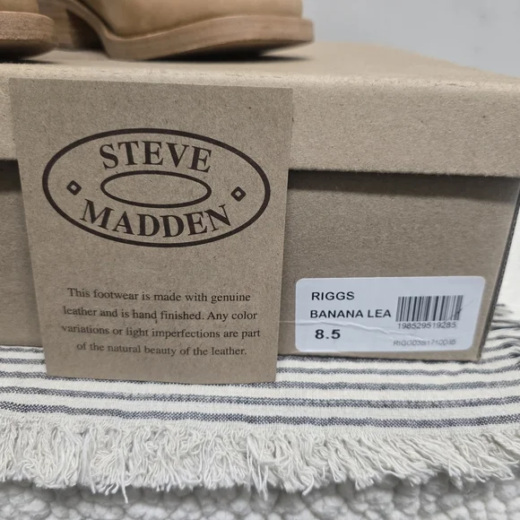 Steve Madden Tan Leather Knee-High Boots - Picture 3 of 7